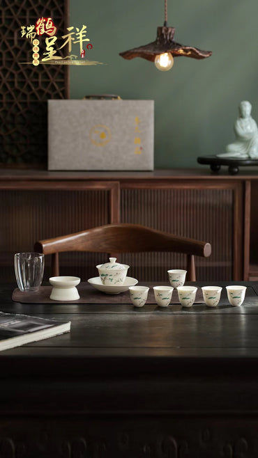 亚光瑞鹤呈祥套组 1