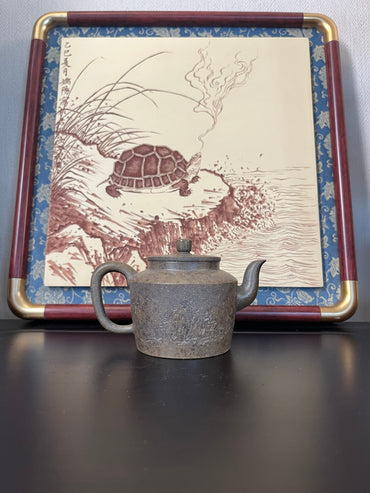 容量:160cc
泥料:古龙窑柴烧