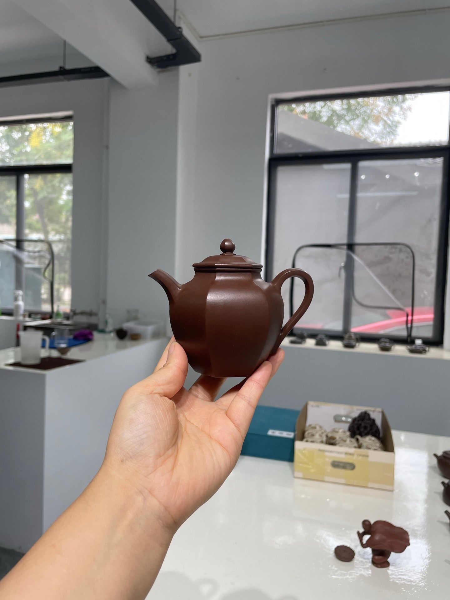 六方秋水·精工薄胎·200cc老紫料