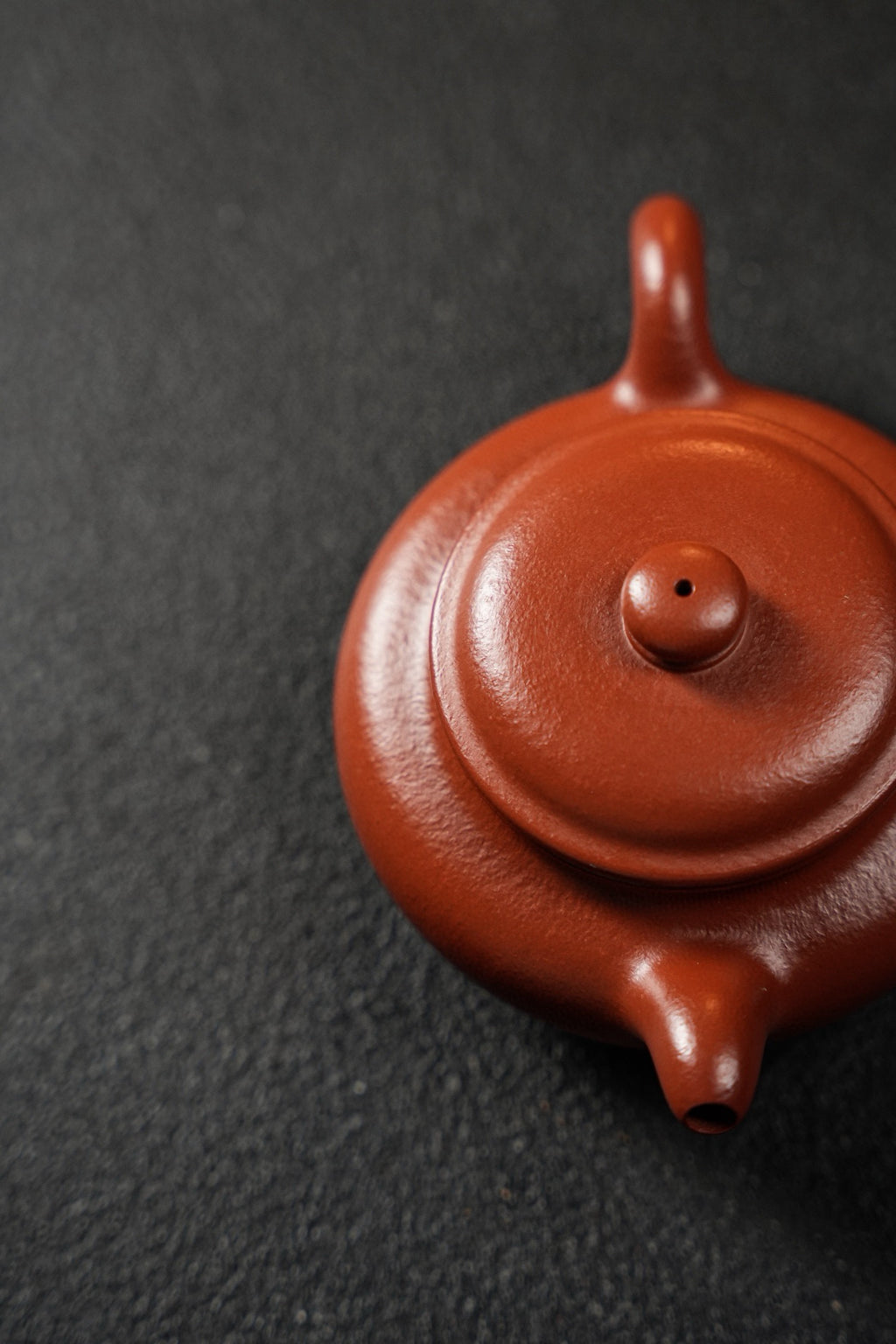 座有兰言·仿古·全手工·240cc30目粗砂老朱泥