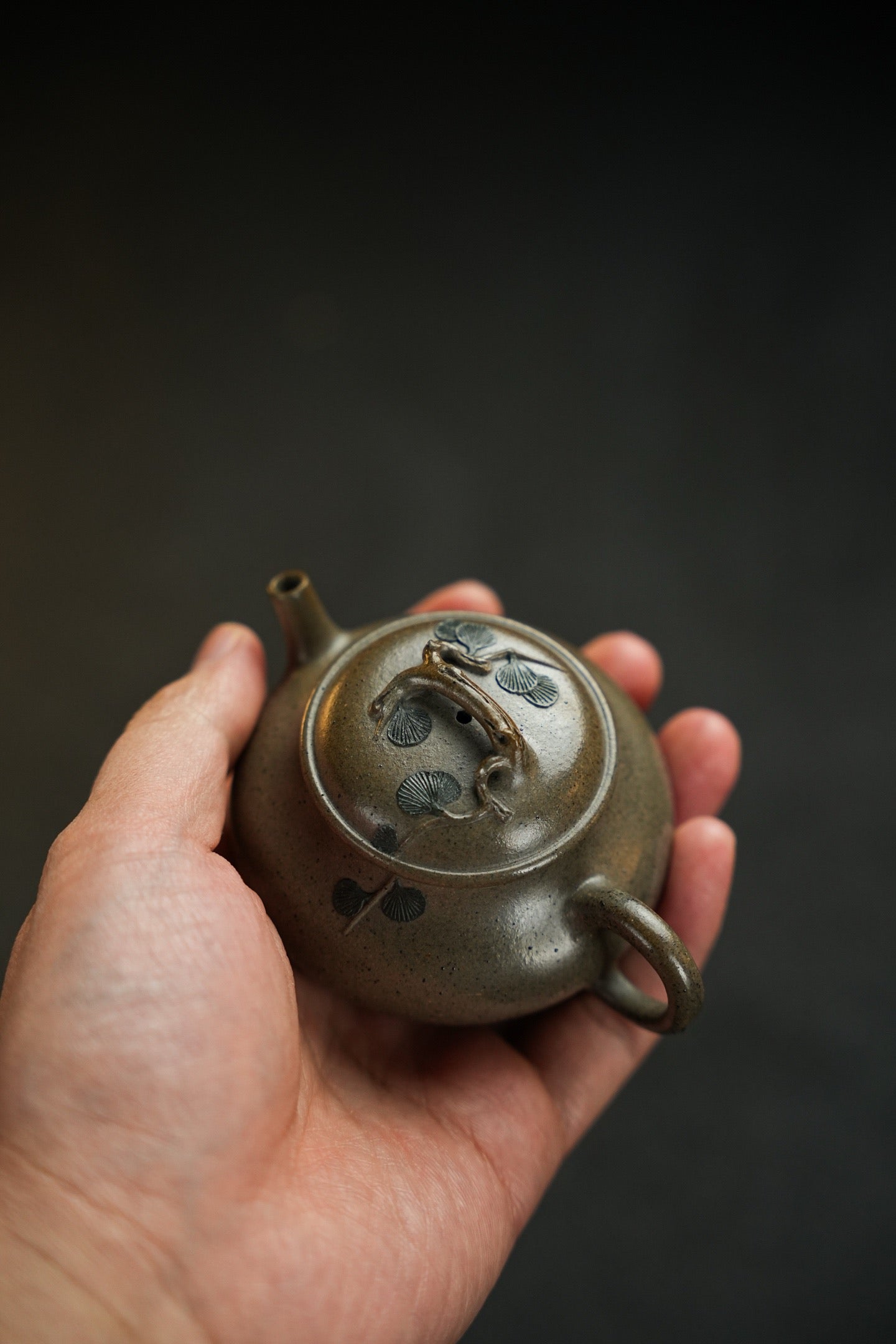 藏元·清秋·把玩器·110cc黄金段古法柴烧