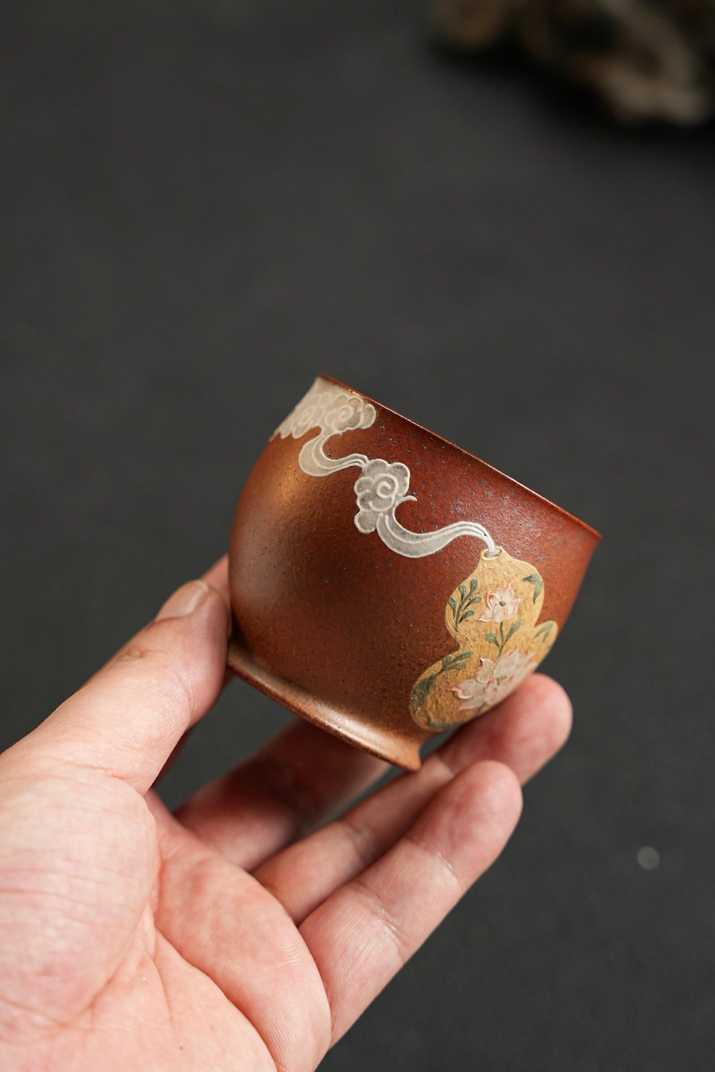 福禄圆融杯·柴烧款·130cc黄金段