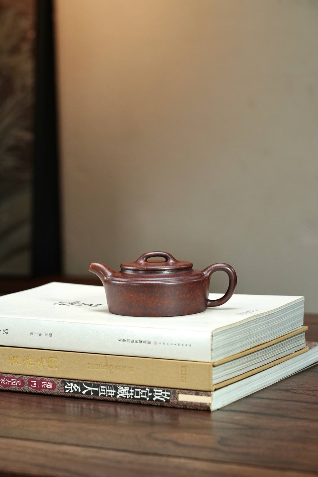 平盖·线韵老紫泥柴烧180cc