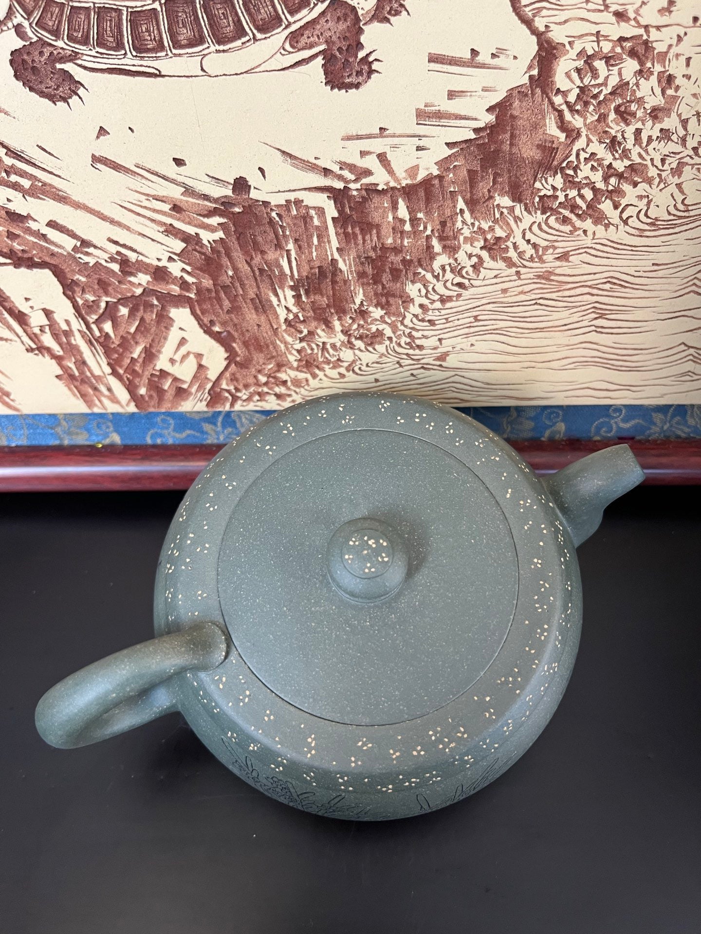 容量：330cc

泥料：雪花绿泥