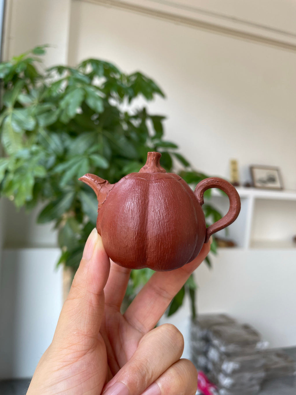 鸣远小南瓜65cc降坡料粉浆朱泥