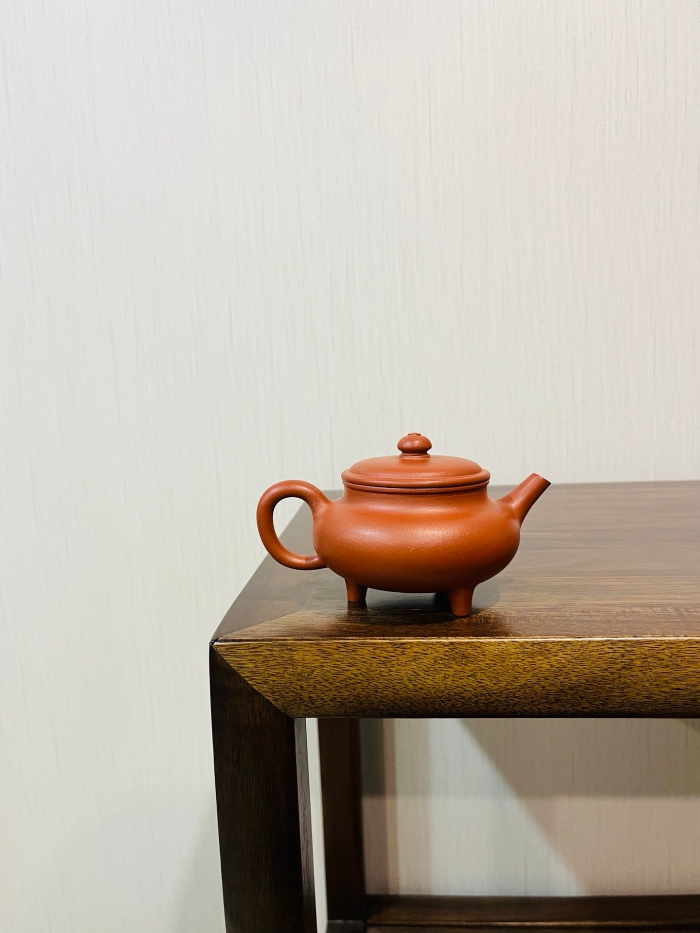 三足玉盉生砂小红泥 190cc