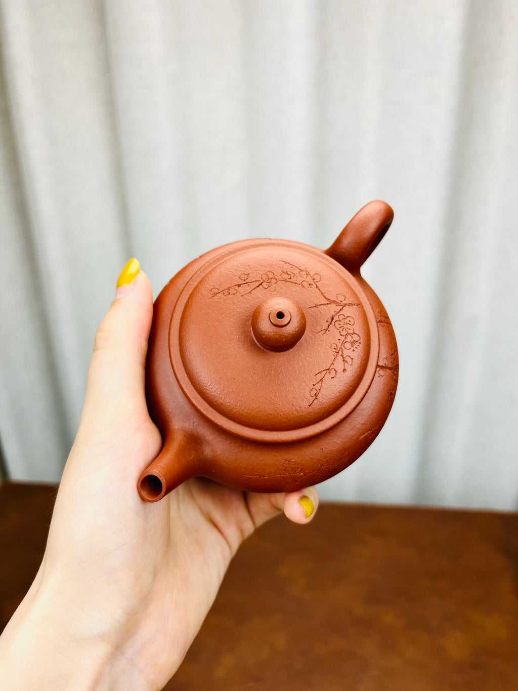 三足玉盉生砂小红泥180cc