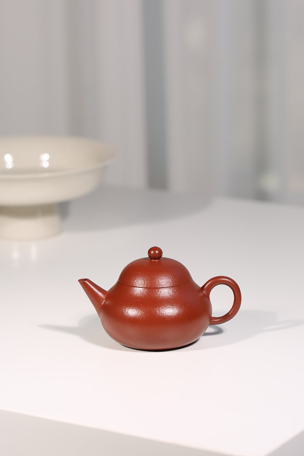 『梨式水平』粗砂皱皮朱泥·120cc