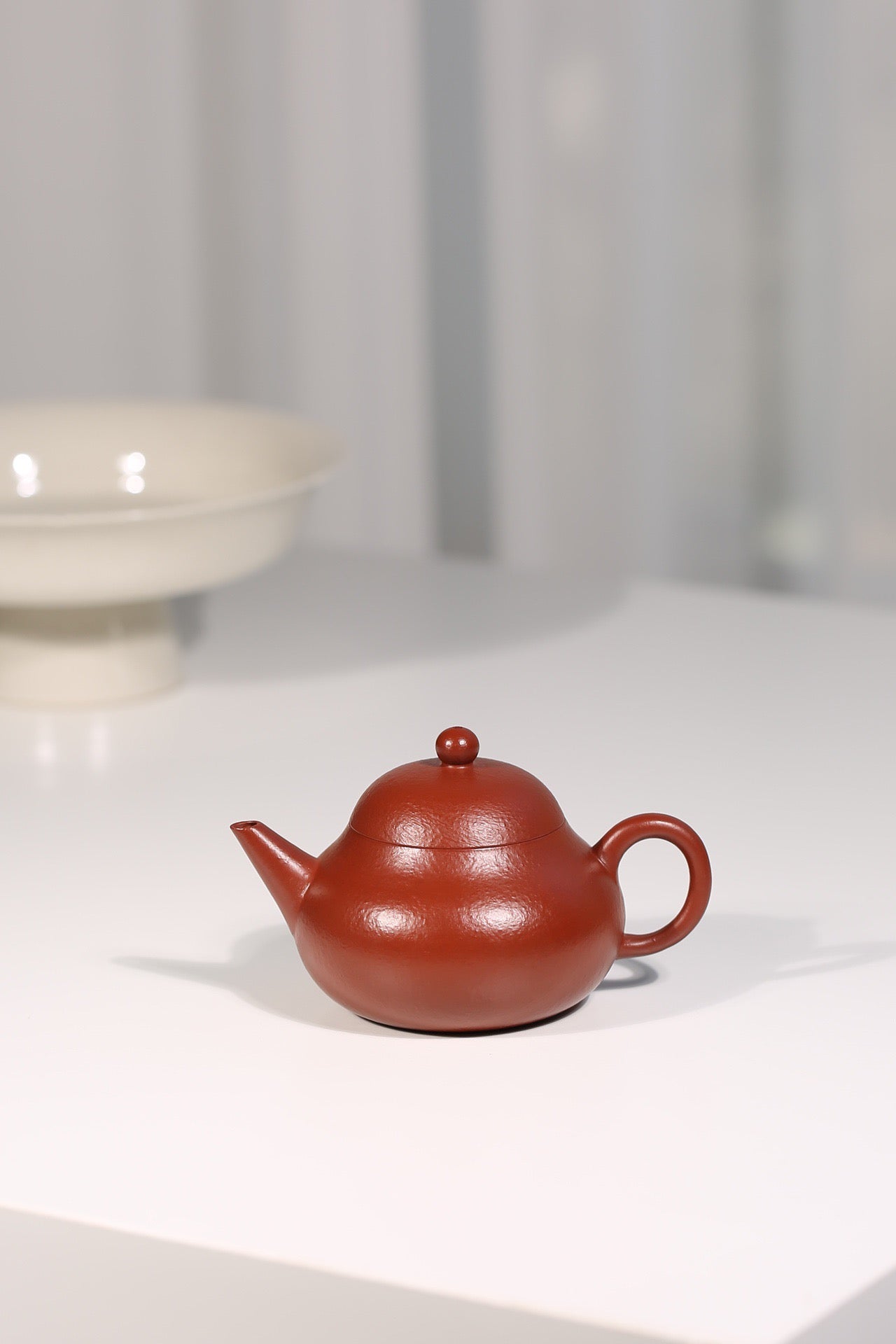 『梨式水平』粗砂皱皮朱泥·120cc