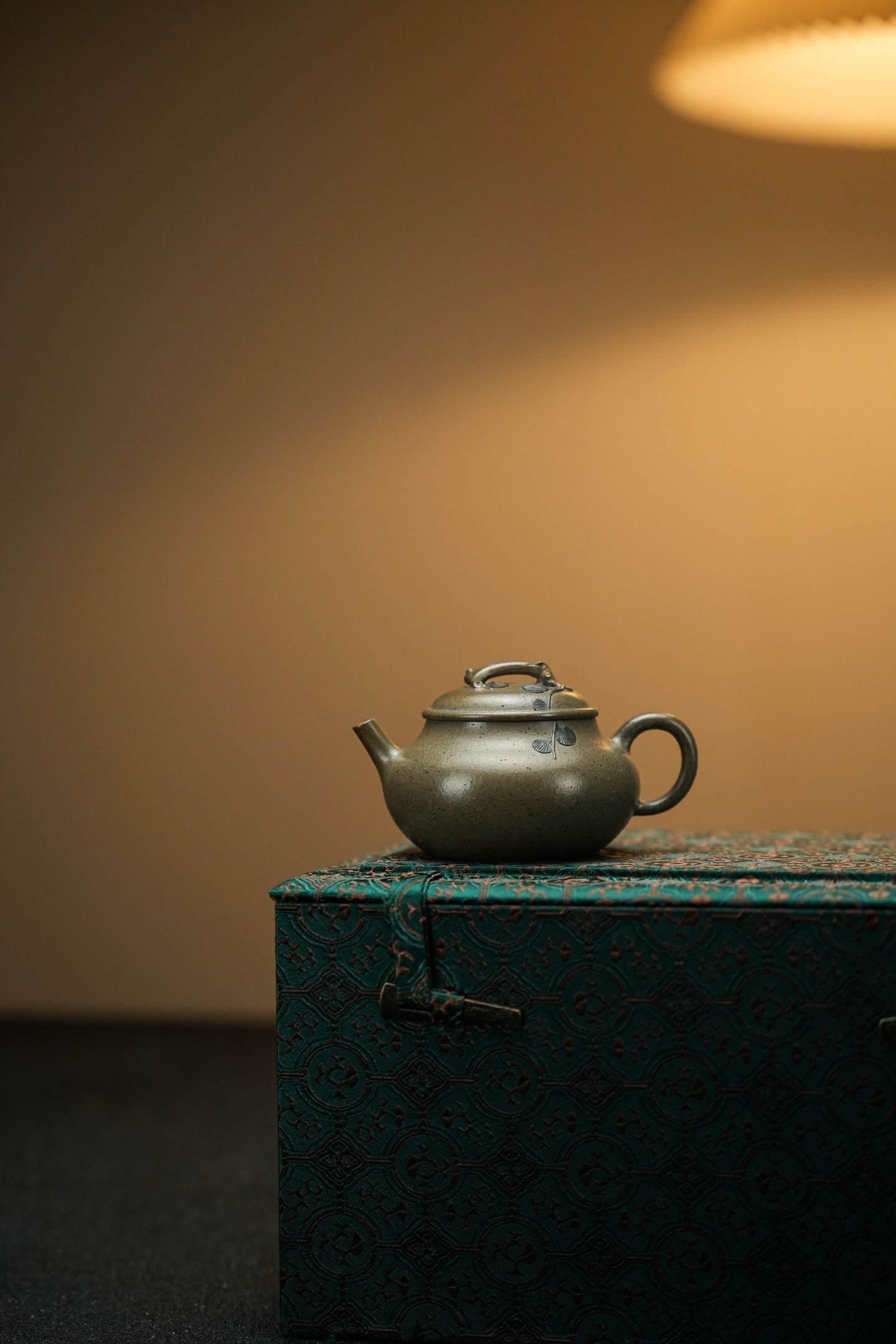 藏元·清秋·把玩器·110cc黄金段古法柴烧