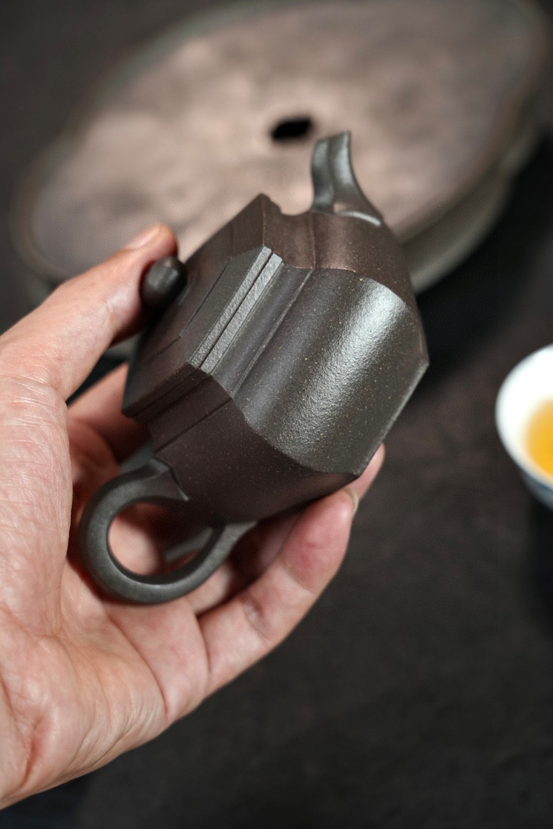 大彬·六方天青泥·160cc