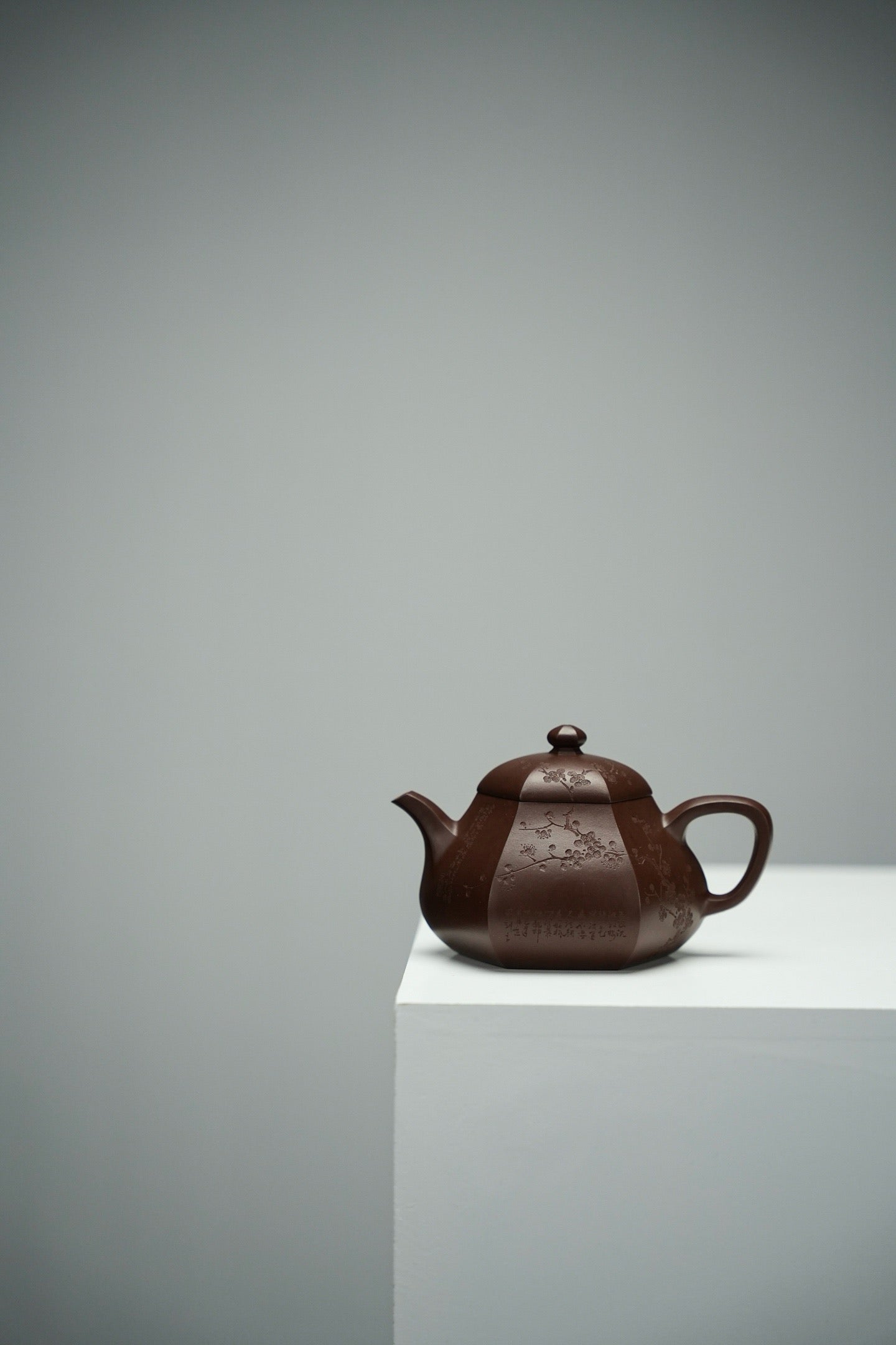 文乐·六方梨式·160cc顶级老紫泥