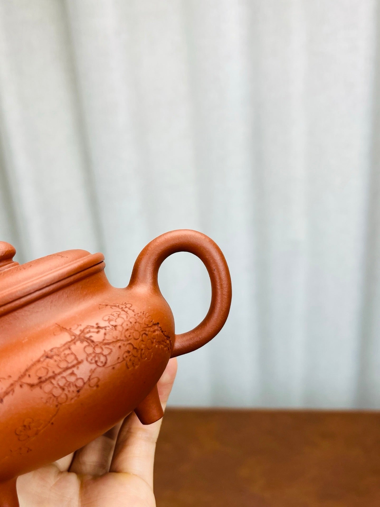 三足玉盉生砂小红泥180cc