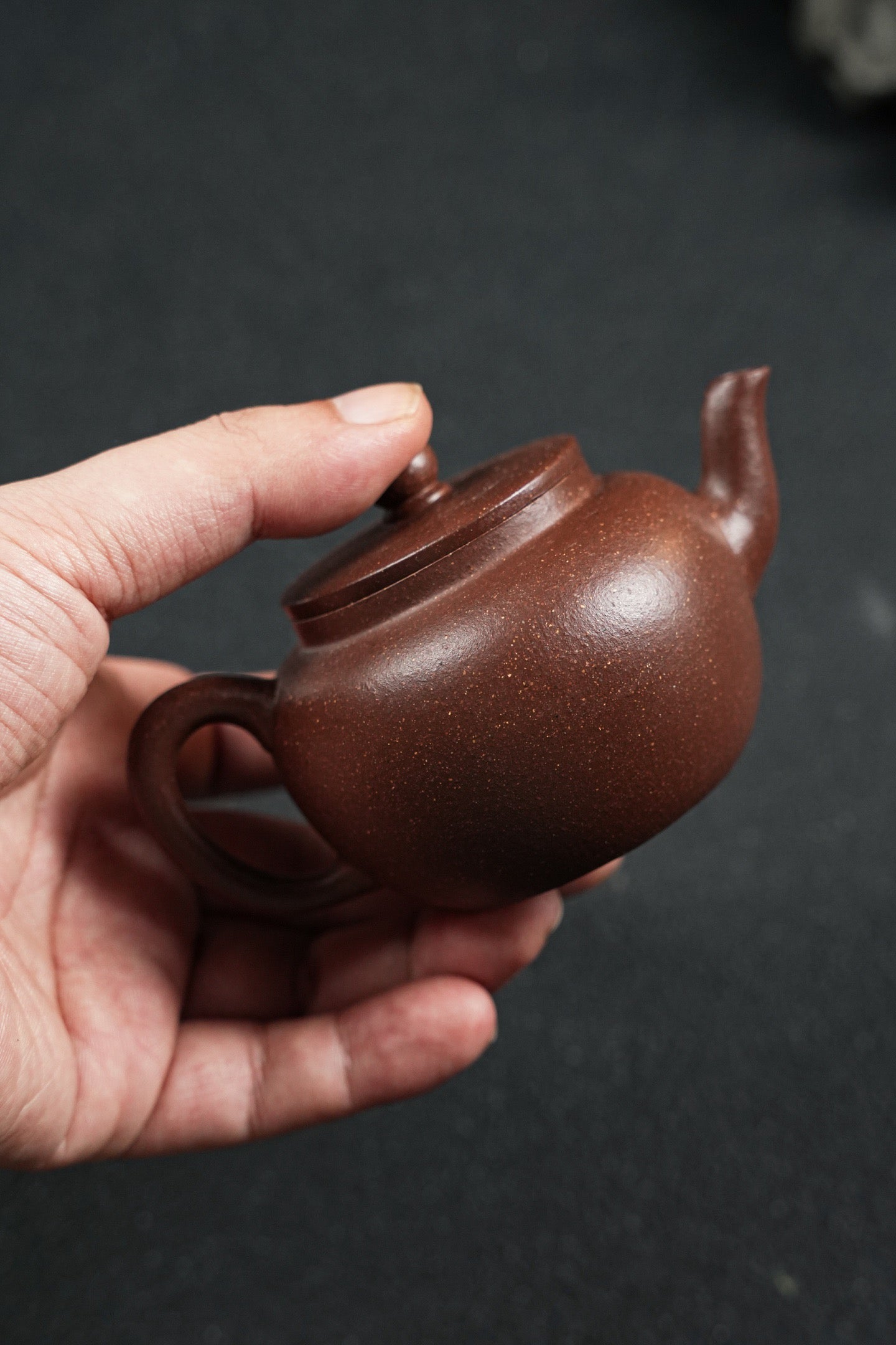 平盖莲子150cc紫泥料 紫玉金砂