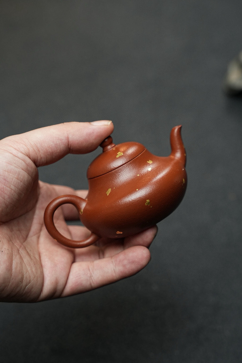 小小梨形80cc生砂老朱泥