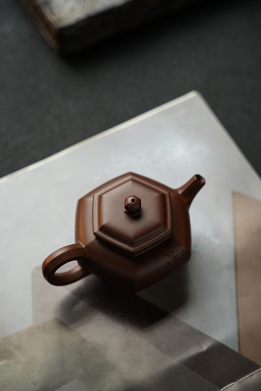 六方宫灯220cc老紫泥