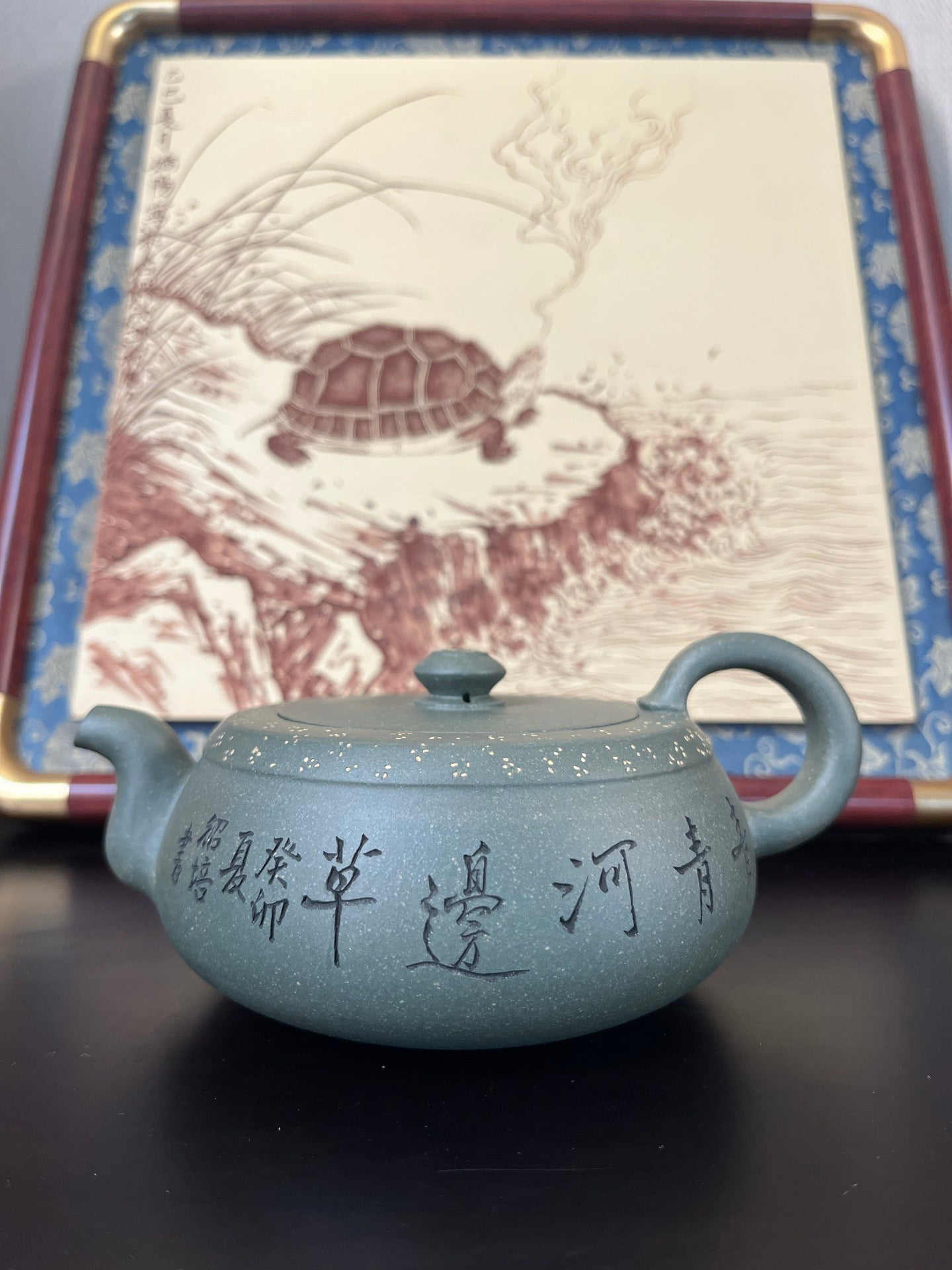容量：330cc

泥料：雪花绿泥