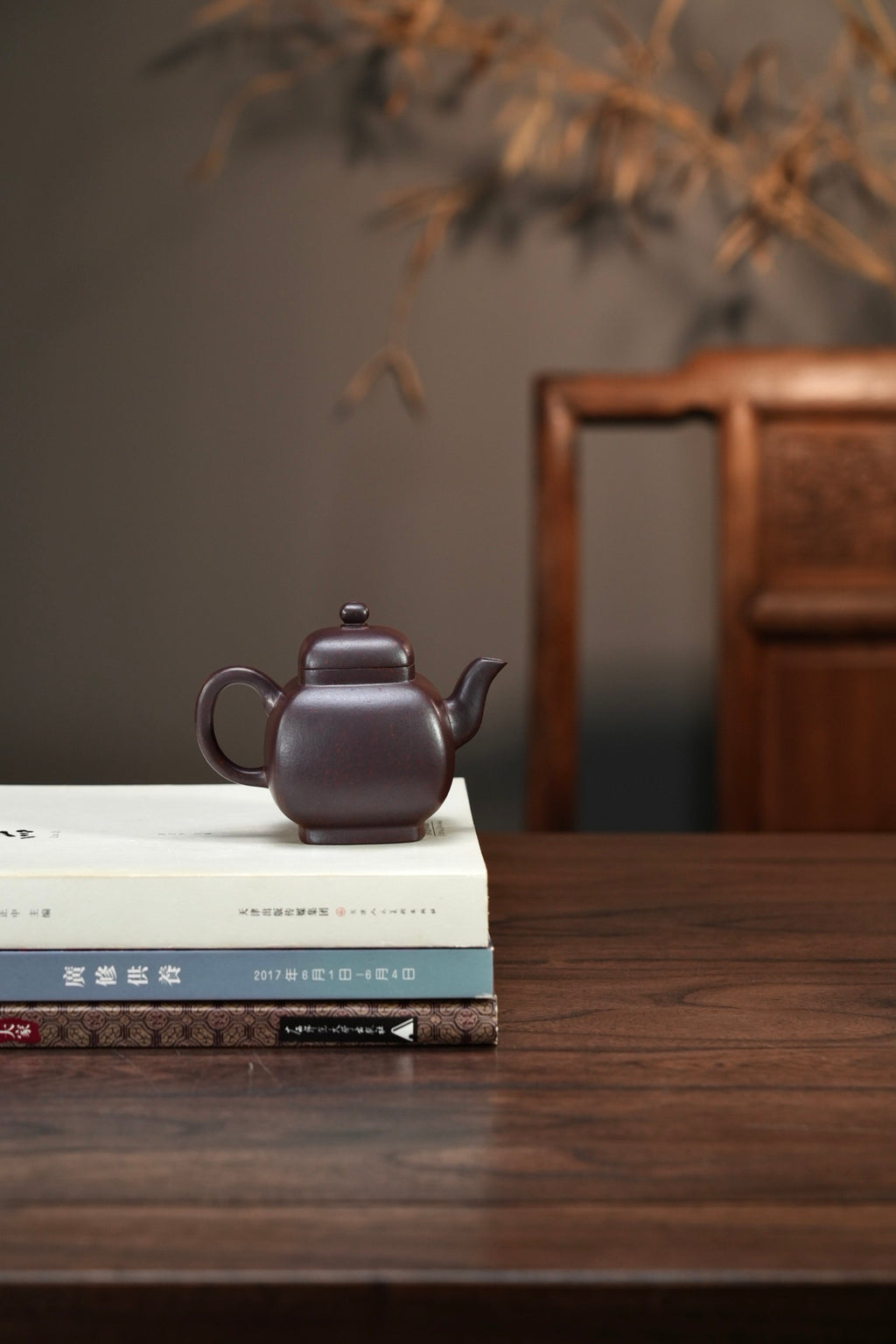 四方·宫灯老紫泥柴烧·200cc