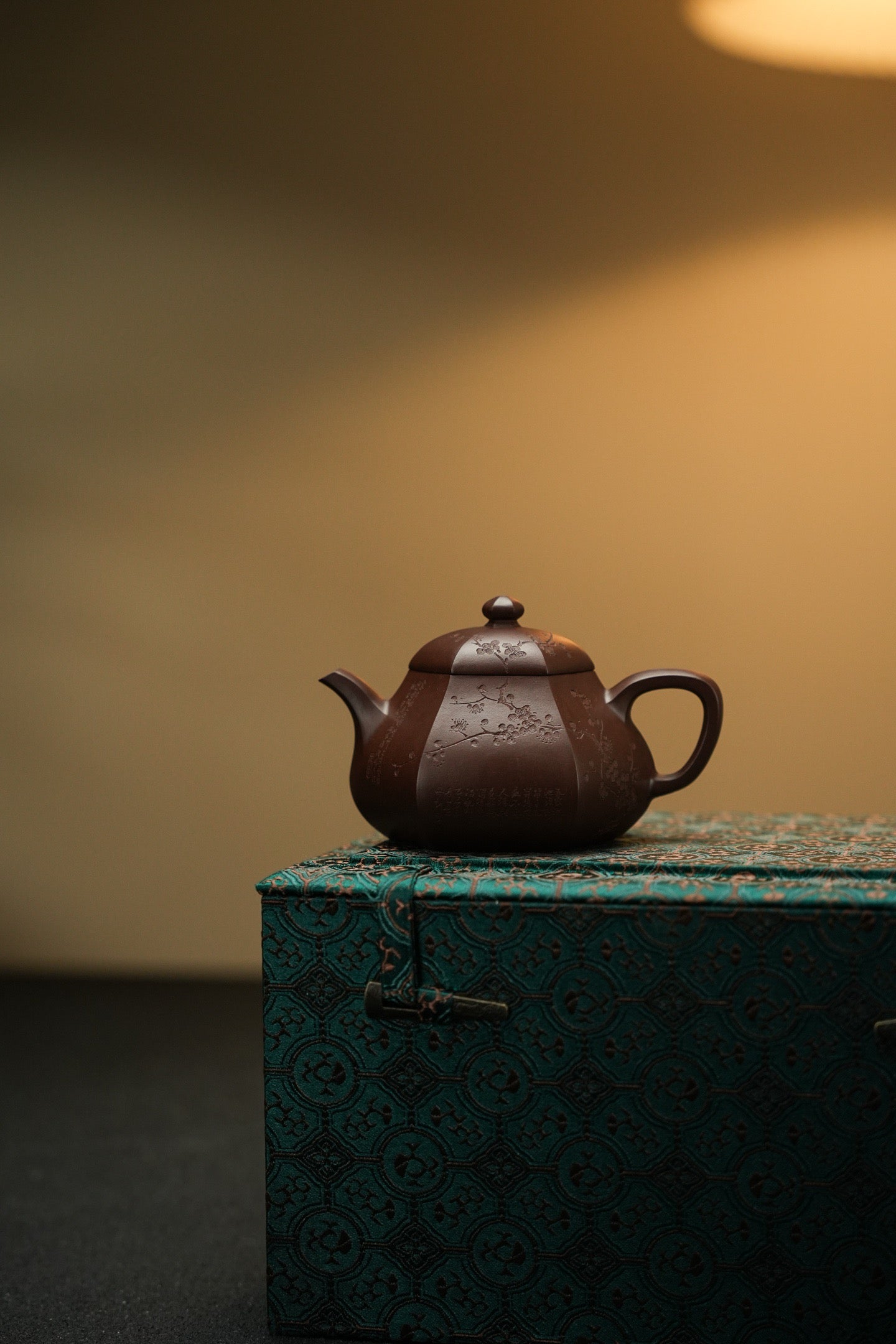 文乐·六方梨式·160cc顶级老紫泥