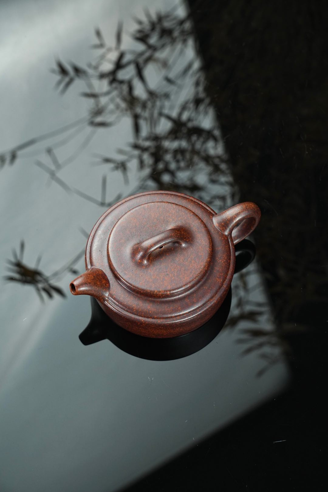 平盖·线韵老紫泥柴烧180cc