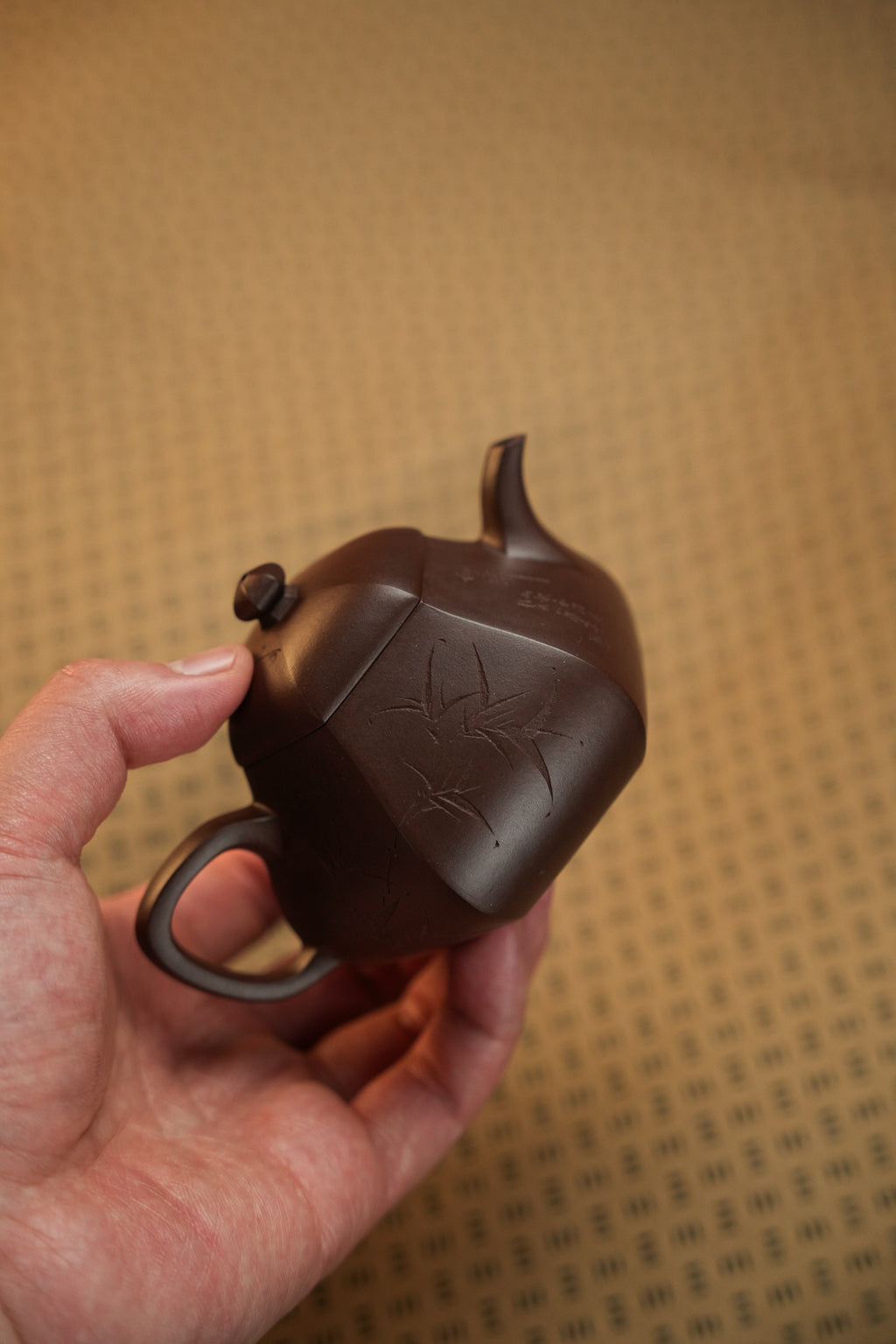 文乐·六方梨式·160cc顶级老紫泥