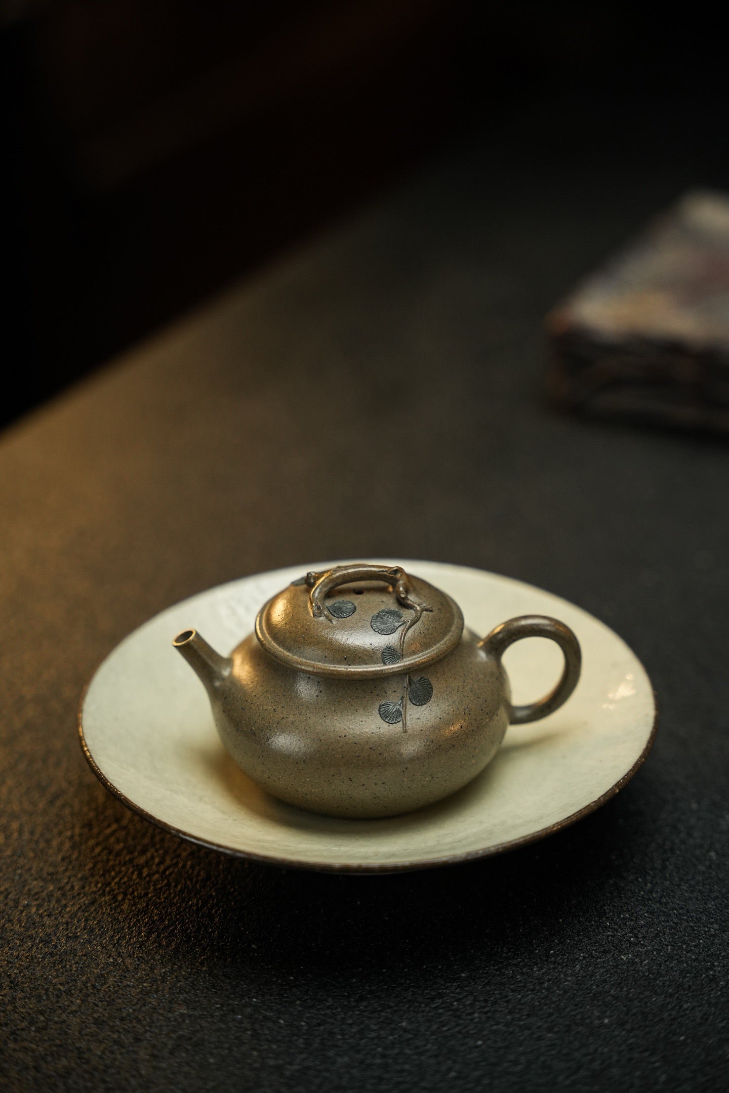 藏元·清秋·把玩器·110cc黄金段古法柴烧