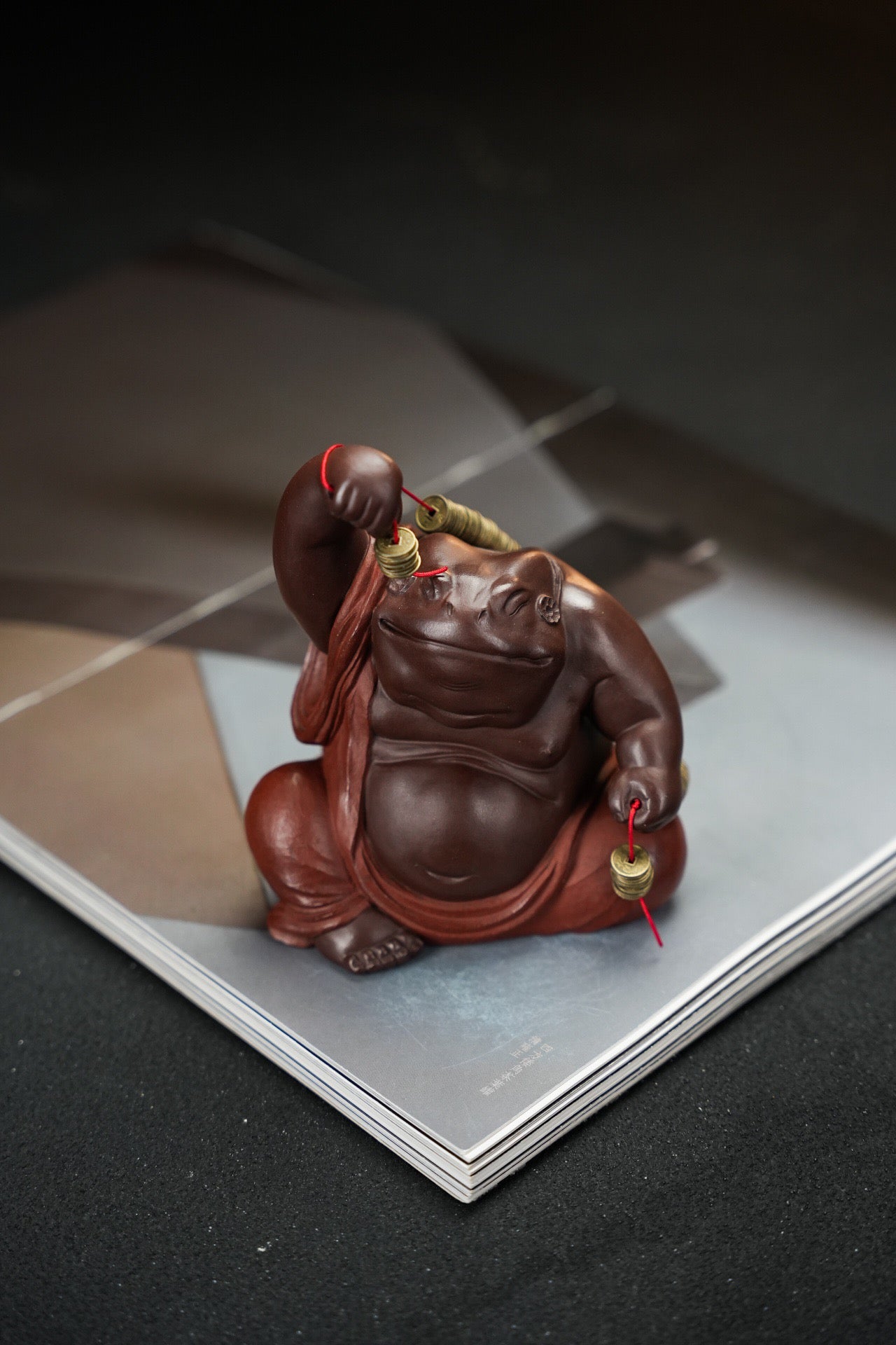 蟾仙『腰缠万贯』·11/8/14紫泥 小红泥