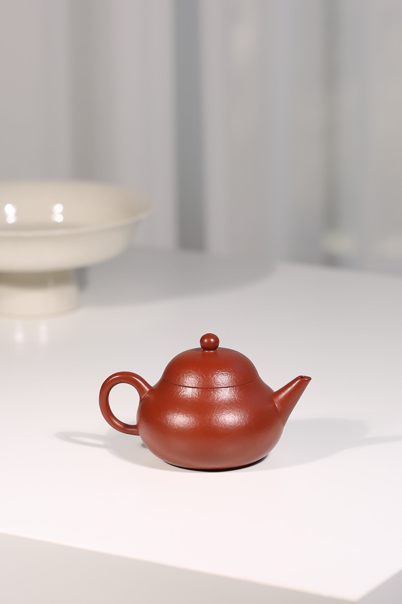 『梨式水平』粗砂皱皮朱泥·120cc