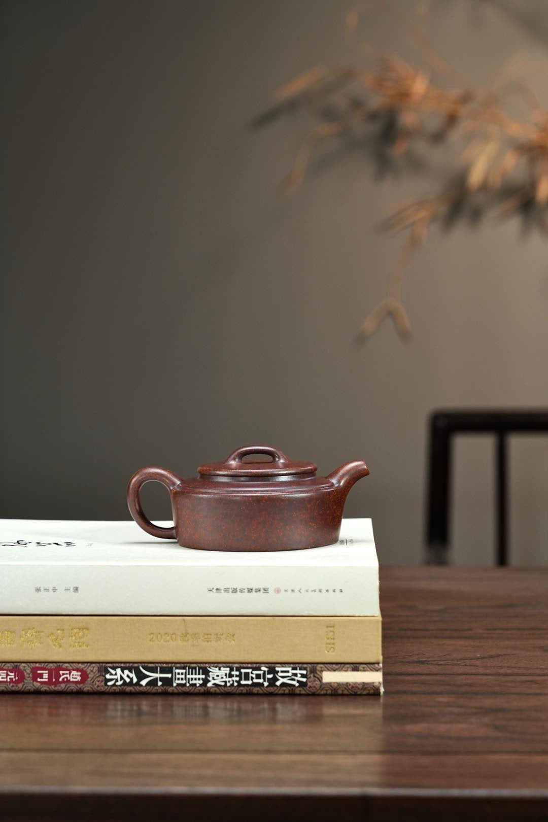 平盖·线韵老紫泥柴烧180cc