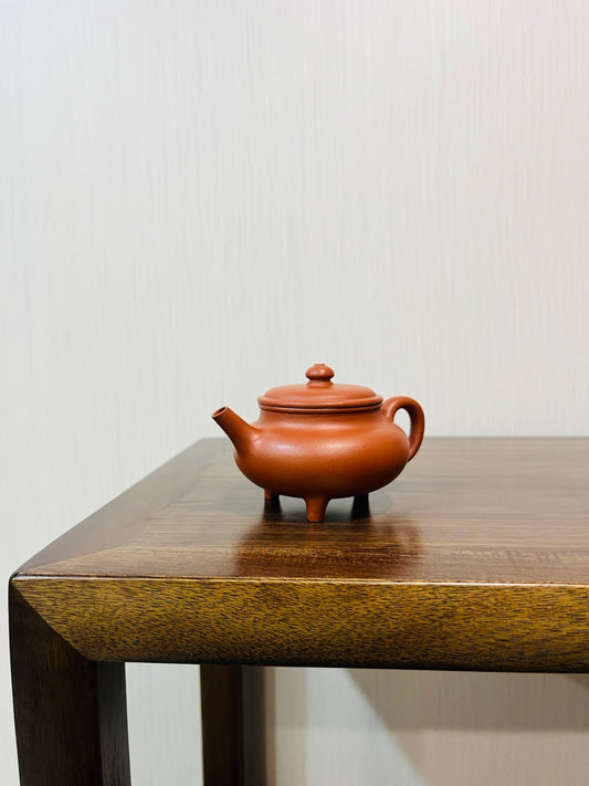 三足玉盉生砂小红泥 190cc