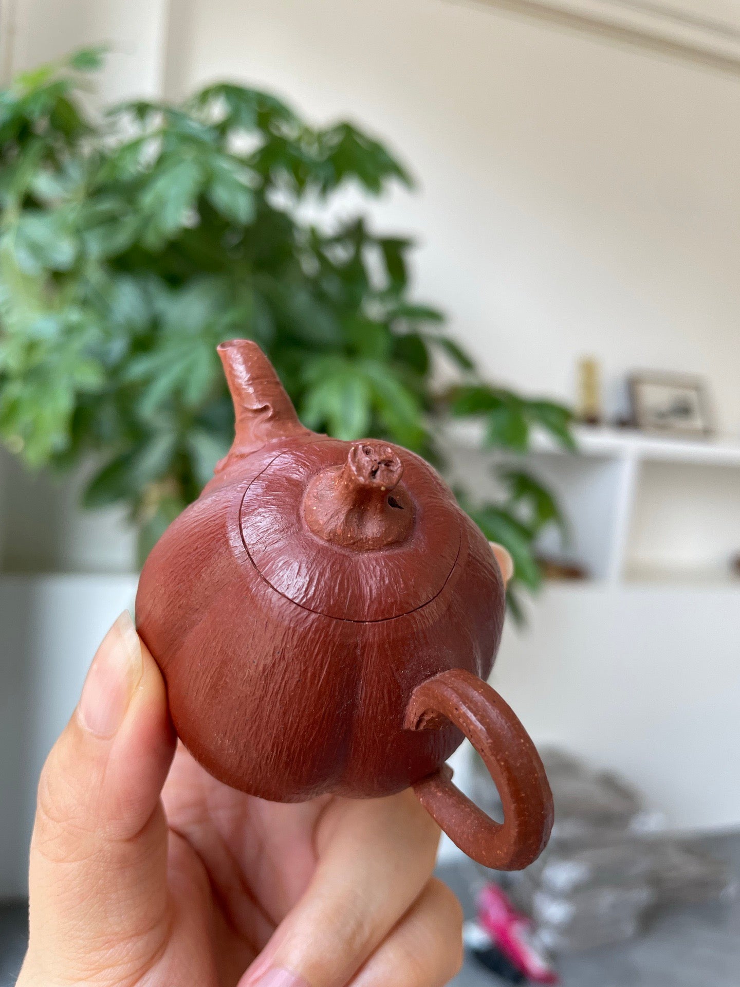 鸣远小南瓜65cc降坡料粉浆朱泥