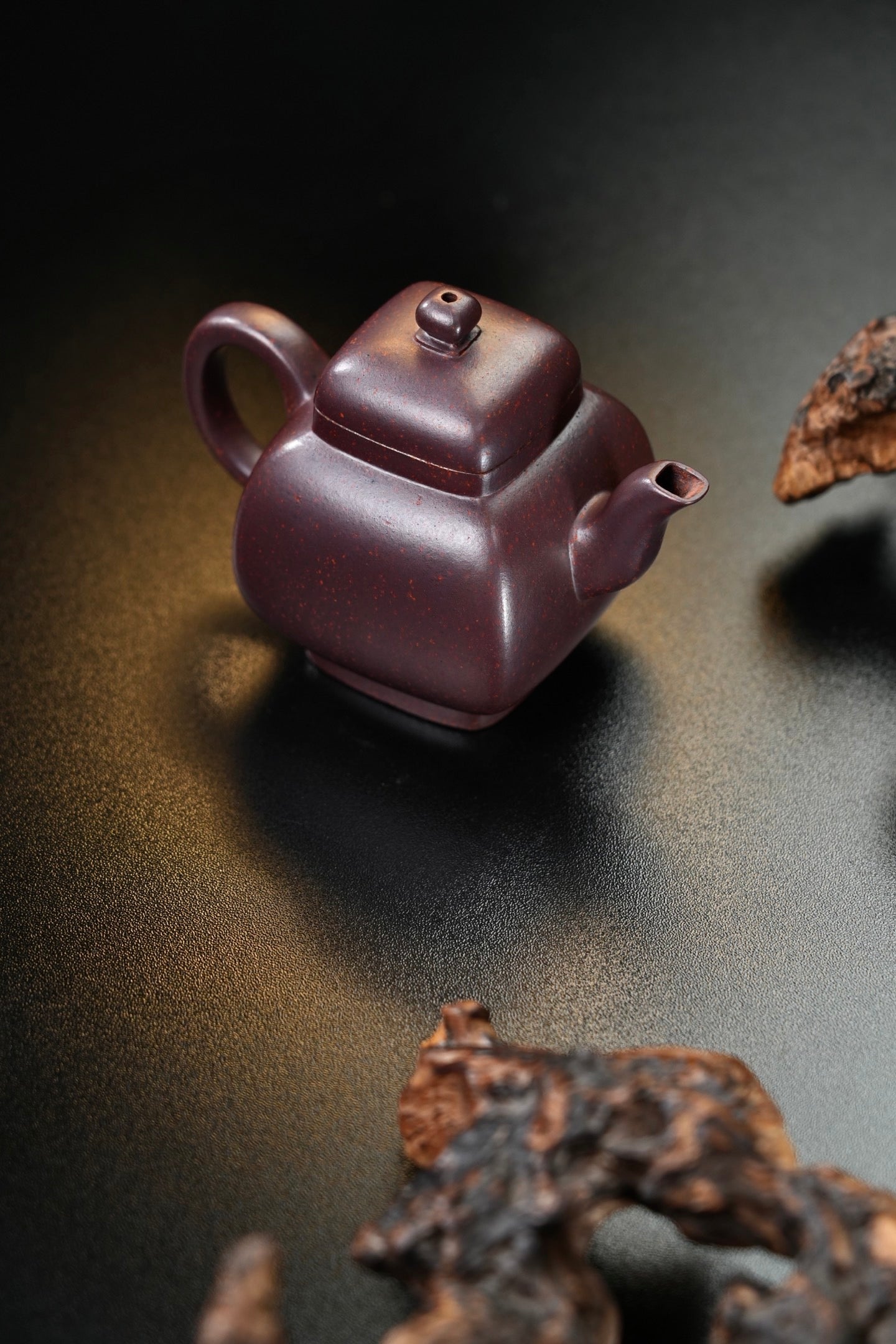 四方·宫灯老紫泥柴烧·200cc