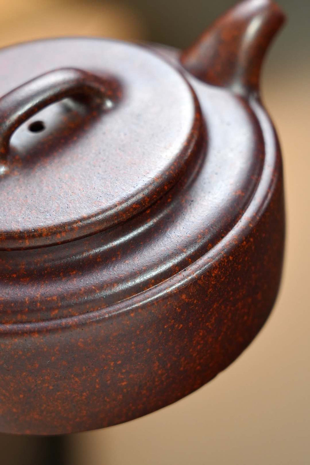 平盖·线韵老紫泥柴烧180cc