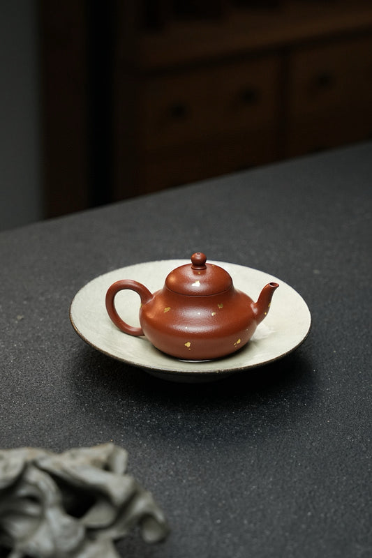 小小梨形80cc生砂老朱泥
