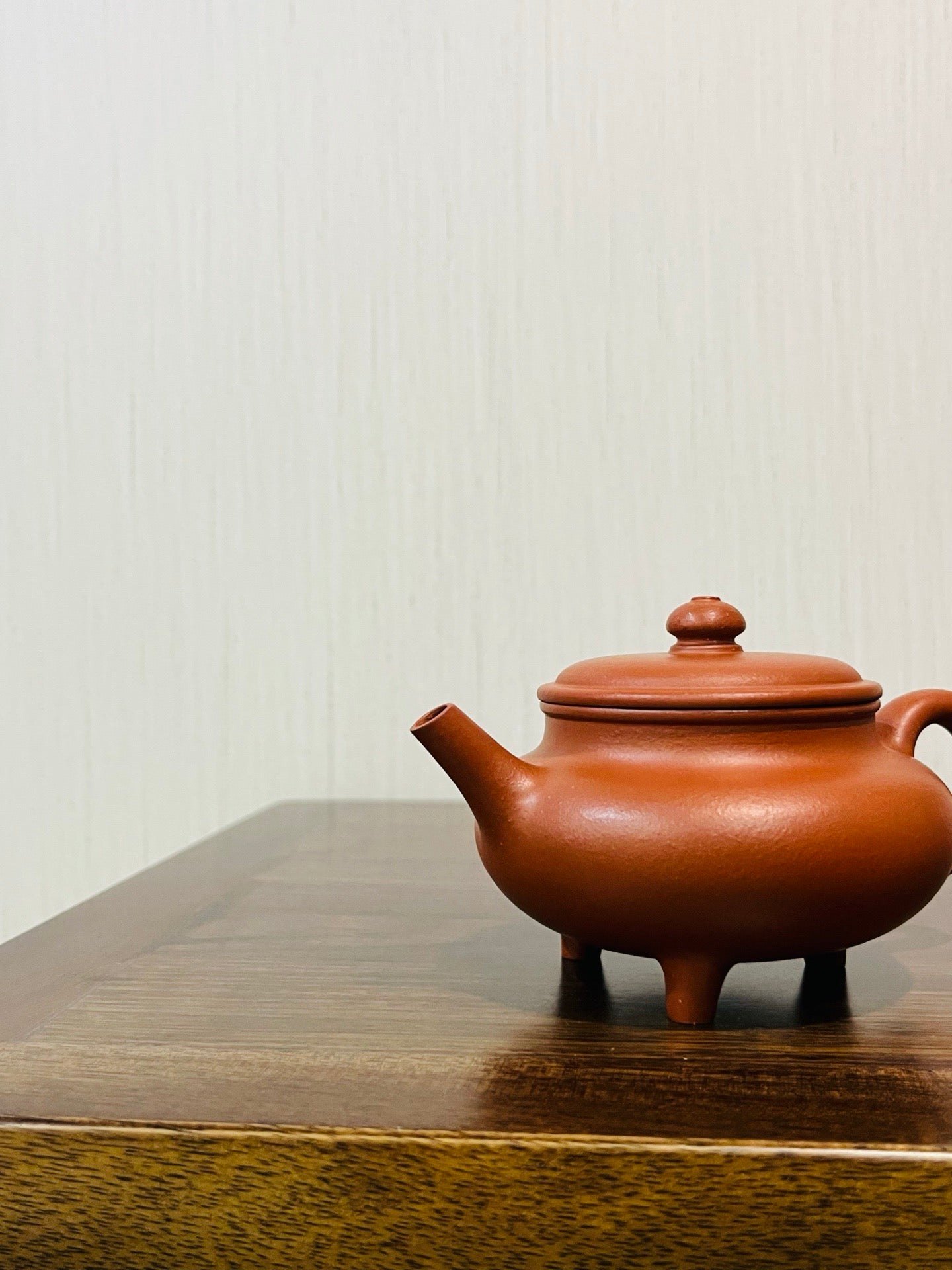 三足玉盉生砂小红泥 190cc