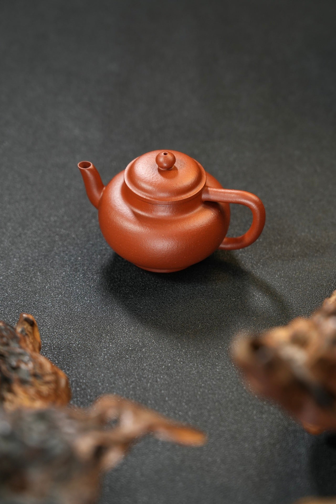 荆溪易式宫灯生砂朱泥·90cc