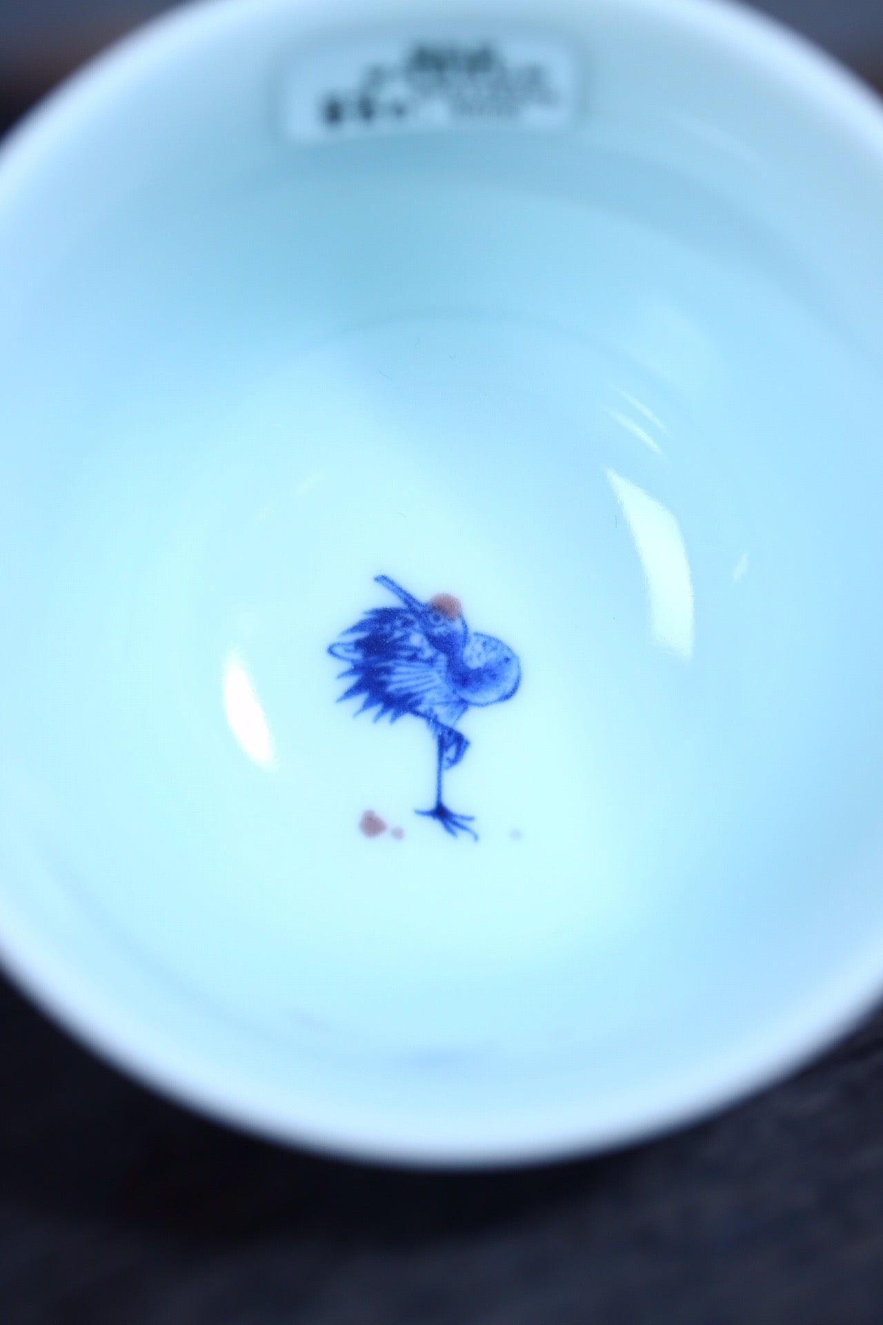 品牌：璟色堂
品名：青花釉里红杯
尺寸：口径7.9cm高5.5cm
容量：120cc