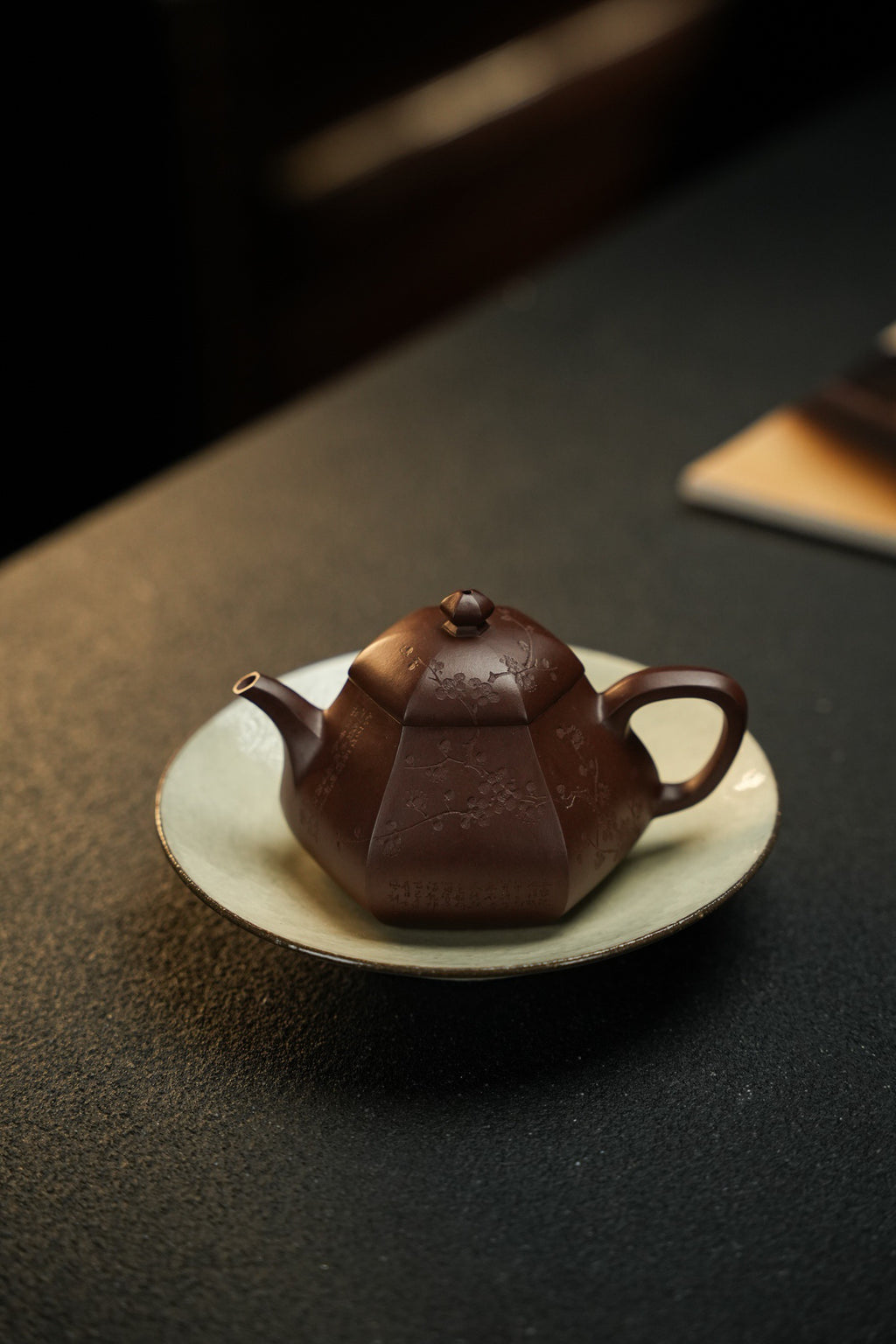 文乐·六方梨式·160cc顶级老紫泥