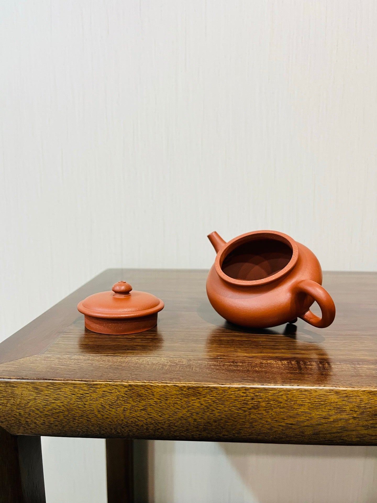 三足玉盉生砂小红泥 190cc