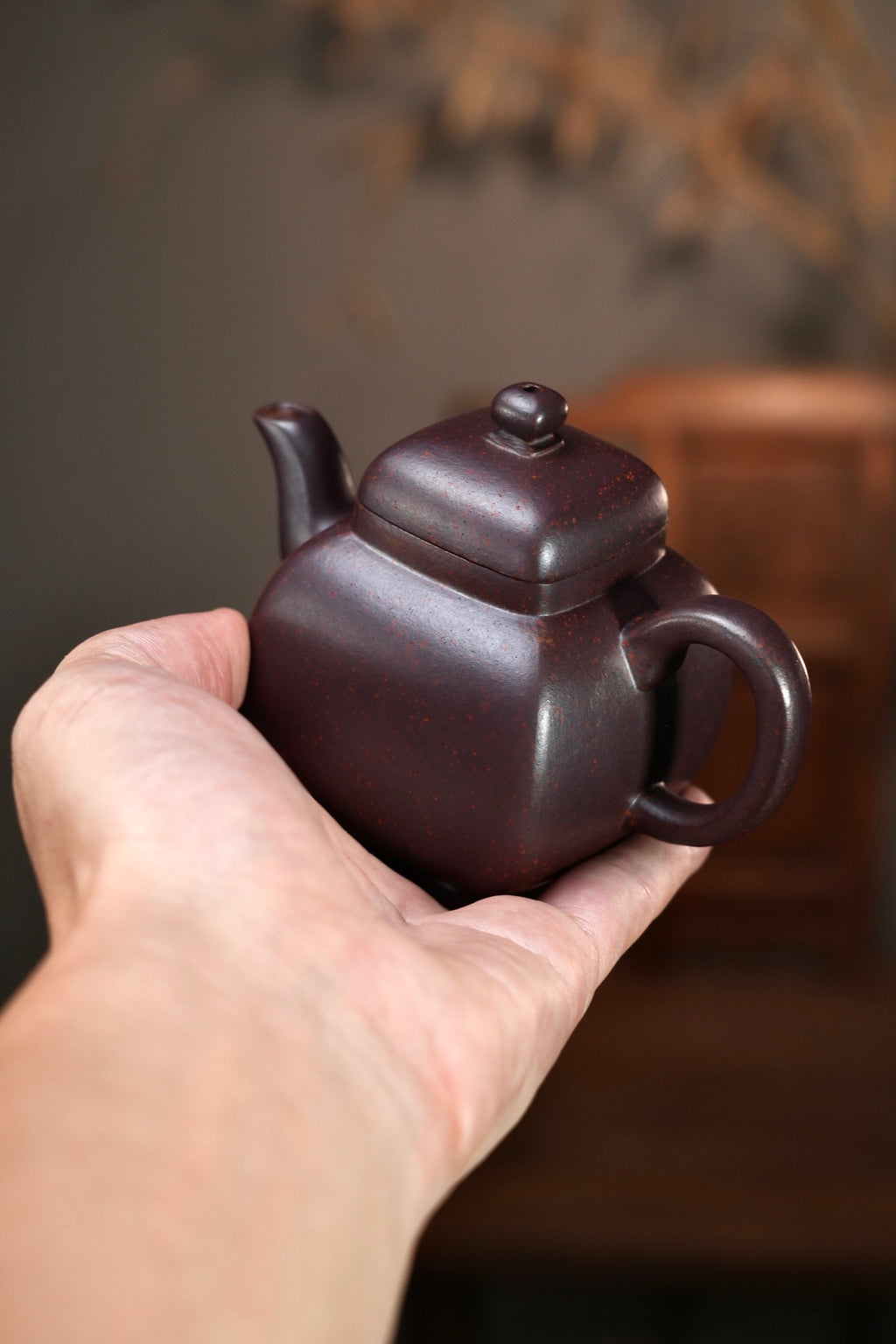 四方·宫灯老紫泥柴烧·200cc